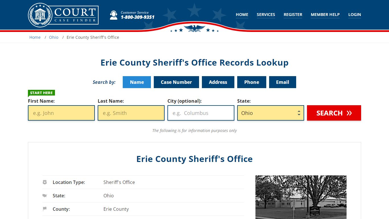 Erie County Sheriff's Office | Sandusky, OH Public Records